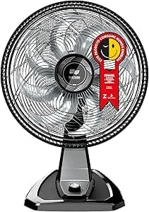 Imagem da oferta WAP Ventilador de Mesa e Parede 50cm FLOW TURBO, com Tecnologia Silenciosa e Econômica, 8 Pás e 3 Velocidades, 180W 127V