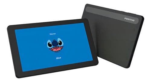 Imagem da oferta Tablet Positivo Vision Tab 7 Stitch - Processador Octa-core 3gb Ram 64gb Armazenamento, Tela 7 Ips, Bateria 3100mah, Android 14 Go, Wi-fi - Preto - Inclui Capa De Proteção E Capa De Transporte