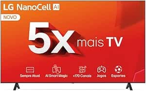 Imagem da oferta TV LG 50" Smart 4K UHD NanoCell 50NANO80TSA