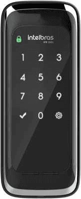 Imagem da oferta Fechadura Smart de Sobrepor Compatível com Alexa IFR 1001 Preto Intelbras