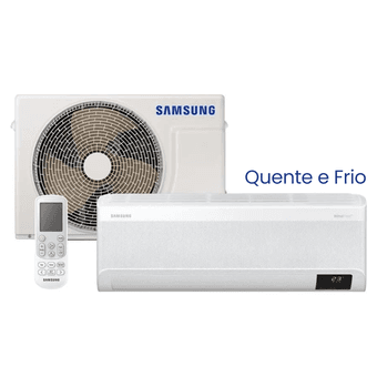 Imagem da oferta Ar-condicionado Split Inverter Samsung WindFree Connect Sem Vento 12.000 BTUs Quente e Frio AR12BSEAAWKNAZ 220V 220V