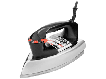Imagem da oferta Ferro De Passar Roupa A Seco Black&decker Vfa-1110 Preto