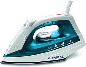 Imagem da oferta Ferro a Vapor, Mondial, Azul/Branco, 1200W, 220V - F-32