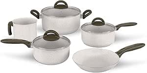 Imagem da oferta Brinox - Jogo de Panelas 5 Peças Ceramic Life Suprema - Vanilla