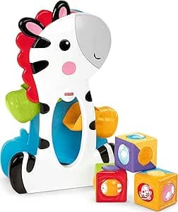 Imagem da oferta Zebra Blocos Surpresa - Fisher Price, Branco