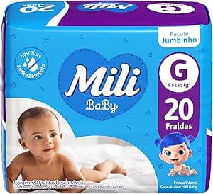 Imagem da oferta Mili Fralda Baby Jumbinho G - 20 Unidades
