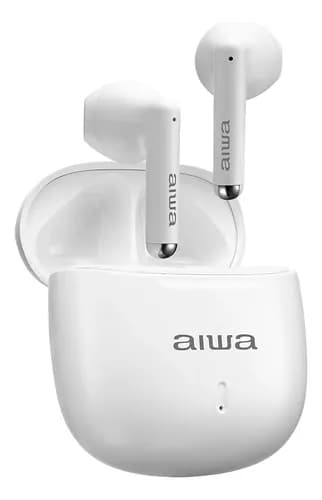 Imagem da oferta Fone De Ouvido Earbud Aiwa Eb-05-w Bluetooth Enc App Cor Branco