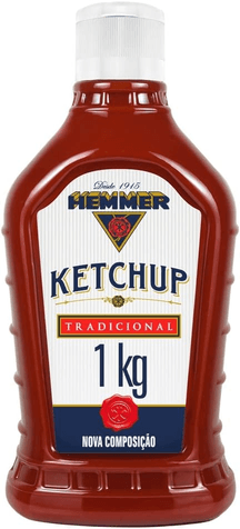 Imagem da oferta Hemmer Ketchup Tradicional Bisnaga 1kg