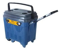 Imagem da oferta Caixa Térmica Ice Box De 34 Litros Com Rodas Azul Nautika