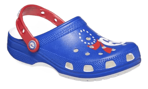 Imagem da oferta Sandália Crocs Nba Philadelphia 76ers  White