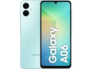 Imagem da oferta Smartphone Samsung Galaxy A06 128GB 4GB RAM Verde Claro 6,7" Câm. Dupla + Selfie 8MP