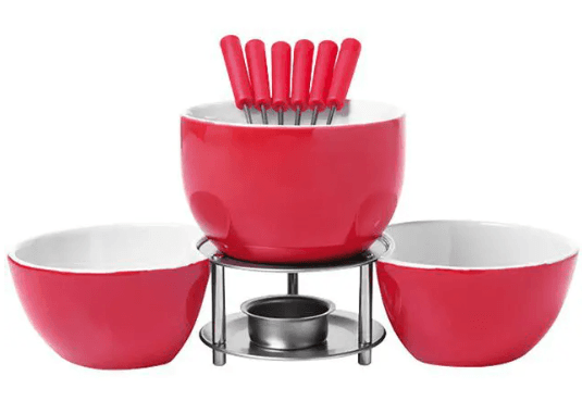 Imagem da oferta Aparelho de Fondue Cerâmica Brinox Vermelho