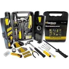 Imagem da oferta Kit Jogo de Ferramentas 200 Peças Linha Profissional Titanium