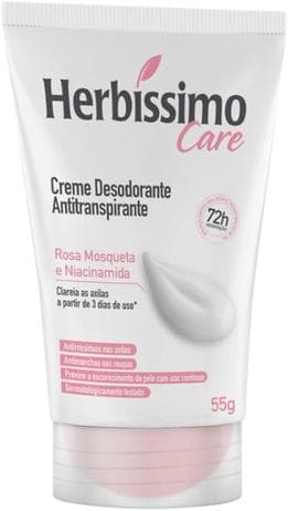 Imagem da oferta Dana - Desodorante Cremoso Antip Herbissimo Bisnaga 55G Rosa Mosqueta E Niacinamida