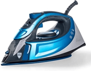 Imagem da oferta Ferro De Passar A Vapor Oster Turbo Steam, Base Cerâmica, 220v, Azul, 2200w, Gcstcs-401