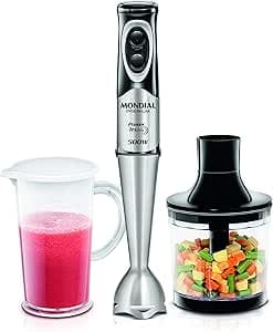 Imagem da oferta Power Mixer Premium, Mondial, Preto/Inox, 500W, 220V - M-07