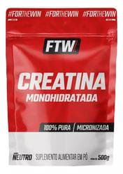 Imagem da oferta Creatina Monohidratada 100% Pura Refil 500g - FTW