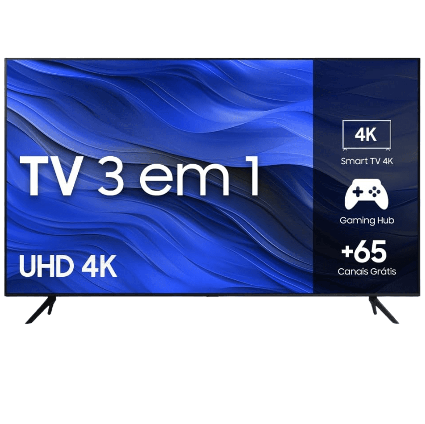 Imagem da oferta Samsung Smart TV 58" UHD 4K 58CU7700, Processador Crystal 4K, Gaming Hub, Visual Livre de Cabos, Tela sem limites, Alexa built in, Controle Único
