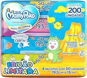 Imagem da oferta MamyPoko Lenços Umedecidos Edição Limitada 200 Unidades