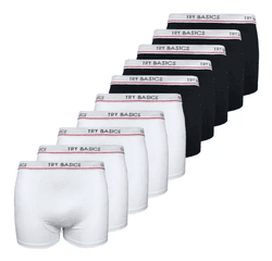 Imagem da oferta Kit 10 Cuecas Boxers Infantil Box Algodão Cotton Conforto