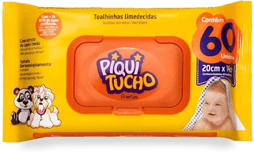 Imagem da oferta Banho Fresh Toalhinhas Umed Piquitucho Premium Com 60 Pcs