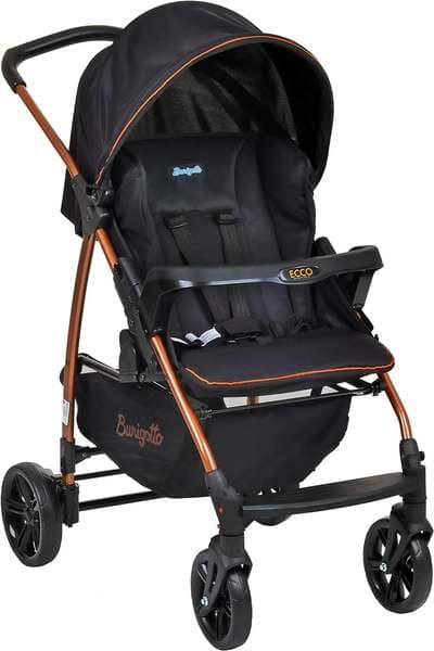 Imagem da oferta Carrinho De Bebê Ecco Até 15 Kg Preto Burigotto