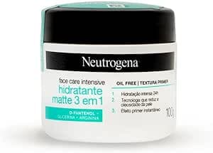 Imagem da oferta Neutrogena Hidratante Facial Matte 3 em 1 Face Care Intensive, 100g