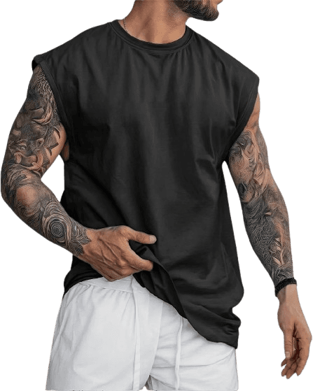 Imagem da oferta Camiseta Regata Oversized Masculina Streetwear Sport Cavada