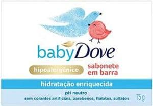 Imagem da oferta Sabonete Em Barra Baby Dove Hidratação Enriquecida 75 Gr, Baby Dove, 75 G, 75 G