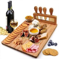 Imagem da oferta Tabua Queijos E Frios + Kit Espátulas 04 Peças