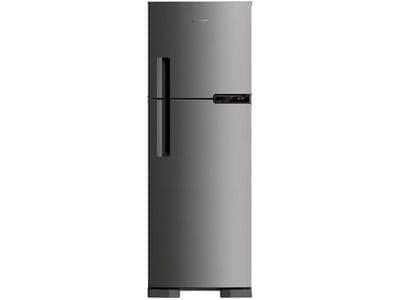 Imagem da oferta Geladeira Brastemp Frost Free Duplex 375l Inox Com - Compartimento Extrafrio Fresh Zone Brm44hk