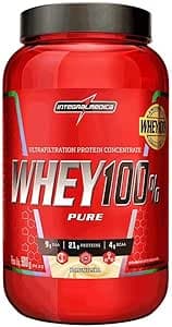 Imagem da oferta Proteína Concentrada IntegralmedicaWhey 100% Pure Baunilha 900g Pote