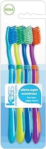Imagem da oferta Kess - Combo Supra com 4 Escovas, Multicor