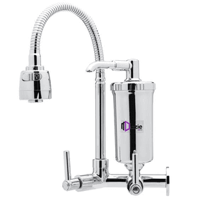 Imagem da oferta Torneira Com Filtro Cozinha Parede Gourmet Abs - Dazie Metais