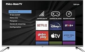 Imagem da oferta Smart TV 50 Philco PTV50G7PR2CSB 4K Roku TV Led Dolby Audio