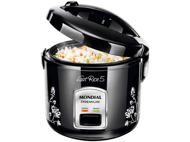 Imagem da oferta Panela De Arroz Elétrica Mondial Fast Rice 5 - Premium 5 Xícaras 400w