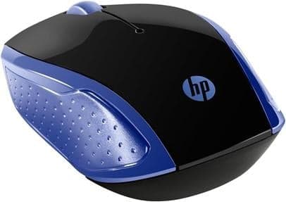 Imagem da oferta Mouse Sem Fio HP 200 Oman Azul - Sensor Óptico Ambidestro Receptor Nano 2,4Ghz Resoluções até 1000 DPI - 2HU85AA