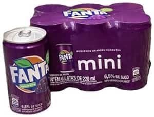 Imagem da oferta Pack De Fanta Uva Lt 220ml 6 Unidades