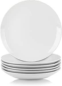 Imagem da oferta 10 Strawberry Street Prato De Salada Simply White De 19 Cm, Conjunto De 6