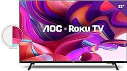 Imagem da oferta Smart TV LED 32" HD AOC 32S5135/78G - Design sem bordas, Wifi, Conversor Digital, USB, HDMI