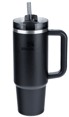 Imagem da oferta Stanley - Copo Quencher H2.0 FlowState 887ml - Copo de aço inoxidável com tampa, isolamento a vácuo, para água, chá gelado, café, smoothies e muito mais, Black 2.0