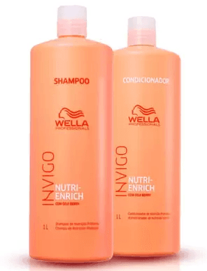 Imagem da oferta Kit Wella Nutri Enrich Shampoo E Condicionador De 1 Litro