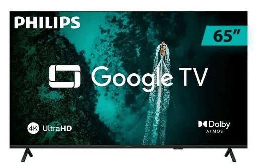 Imagem da oferta Smart TV Philips LED 65" 4K Wi-Fi Google TV 65PUG7419/78