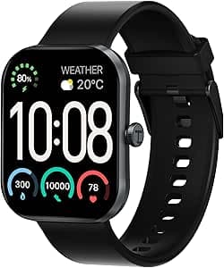 Imagem da oferta HAYLOU S6 Relógio Inteligente para Homens e Mulheres,Tela HD de 2,01",Bluetooth Telefone Chamada,127 Modos de Treino,IP68 à Prova d‘Água,Relogio Smartwatch Compatível com iPhoen e Android