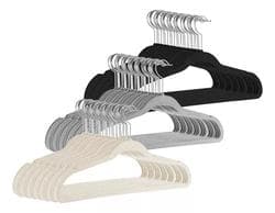 Imagem da oferta Kit Cabides Veludo De Roupa Antideslizante Slim Adulto 50 Un