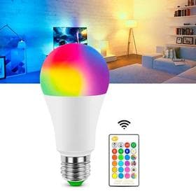 Imagem da oferta Lâmpada RGB Colorida Controle Remoto Iluminação Perfeita