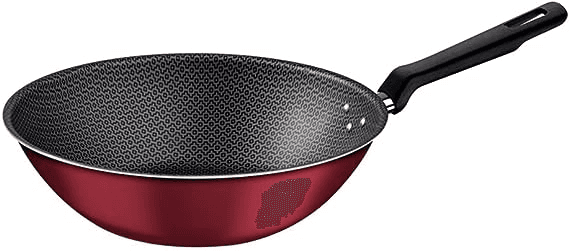 Imagem da oferta Wok Tramontina Loreto em Alumínio com Revestimento Interno e Externo Antiaderente Starflon Max Vermelho 28 cm 3,6 L