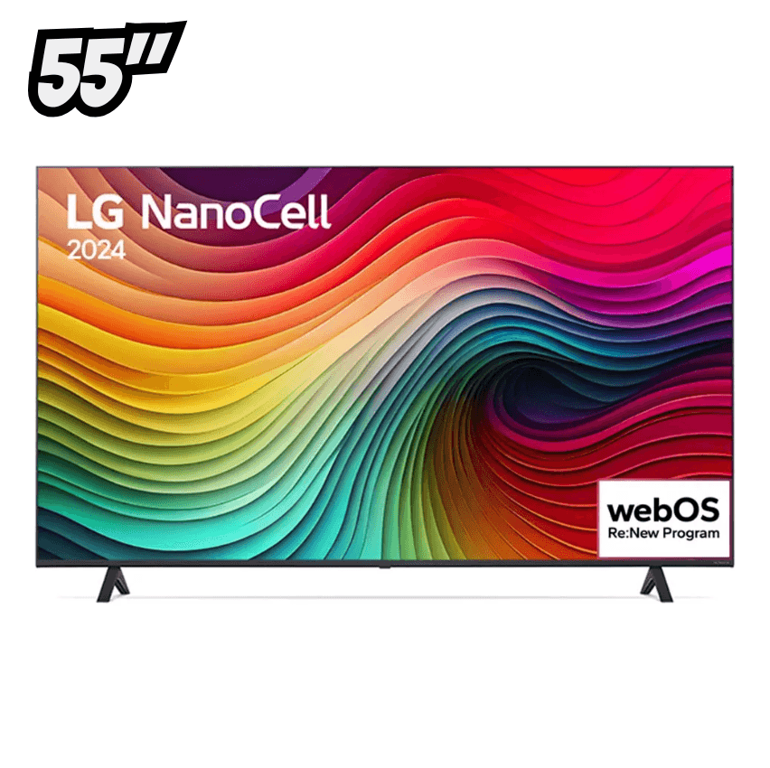 Imagem da oferta Smart Tv 4k 55" Lg Nanocell 55nano80t Processador Α5 Ger7 Ai Hub De Esportes Alexa/chromecast Integrado Webos 24 Controle Smart Magic