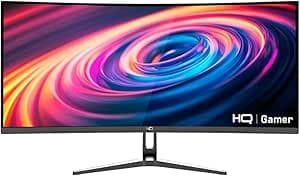 Imagem da oferta Monitor Gamer 34" Curvo 1ms, 165Hz, UltraWide (QHD) - 3440x1440 AMD FreeSync, HDMI, DP, HQ Premium HQ34C16