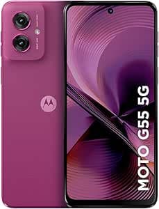 Imagem da oferta Smartphone Moto G55 5G - 256GB 8GB RAM + 8GB RAM Boost 50MP AI Camera NFC - Rosa Vegan Leather